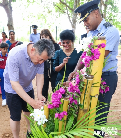 JAPAN-SRI LANKA FRIENDSHIP ASSOCIATION EXTENDS SUPPORT TO SIGIRIYA COMMUNITY IN COLLABORATION WITH SLAF STATION SIGIRIYA
